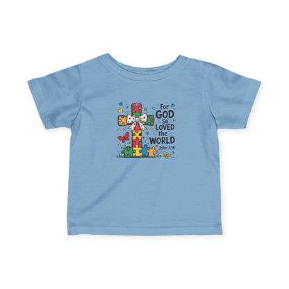 "For God So Love The World" - Infant Fine Jersey Tee