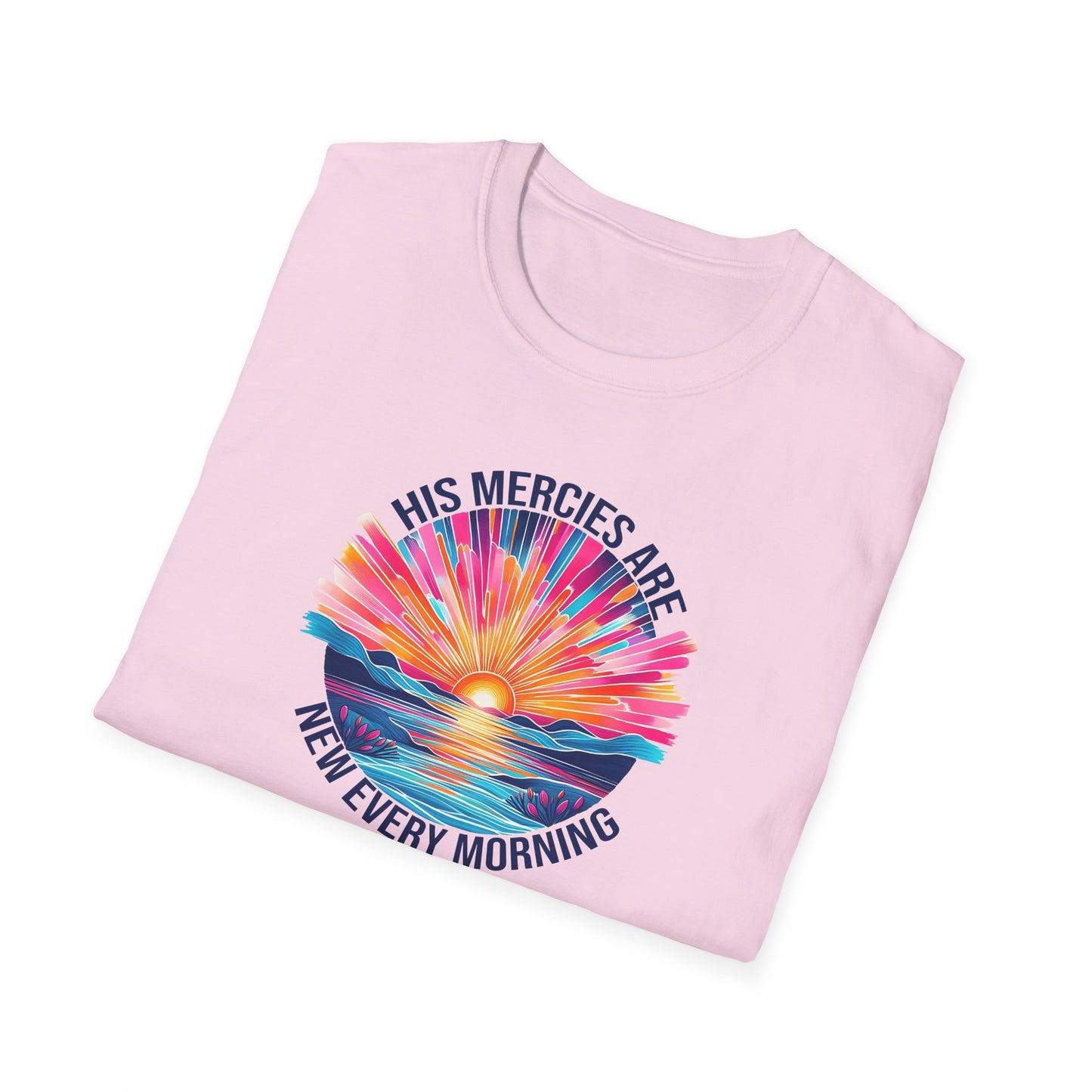 "His Mercies Are New" Unisex Softstyle T-Shirt