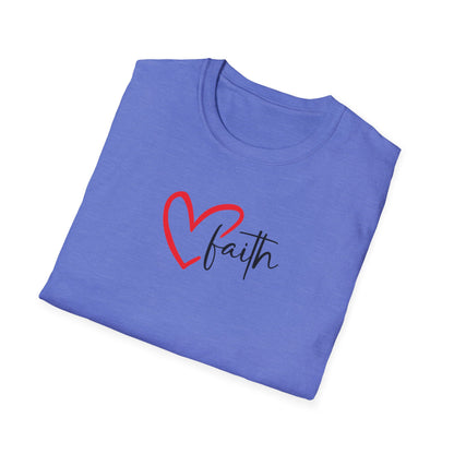 Faith Heart - Unisex Softstyle T-Shirt