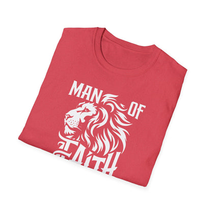Man of Faith Front Unisex Softstyle T-Shirt