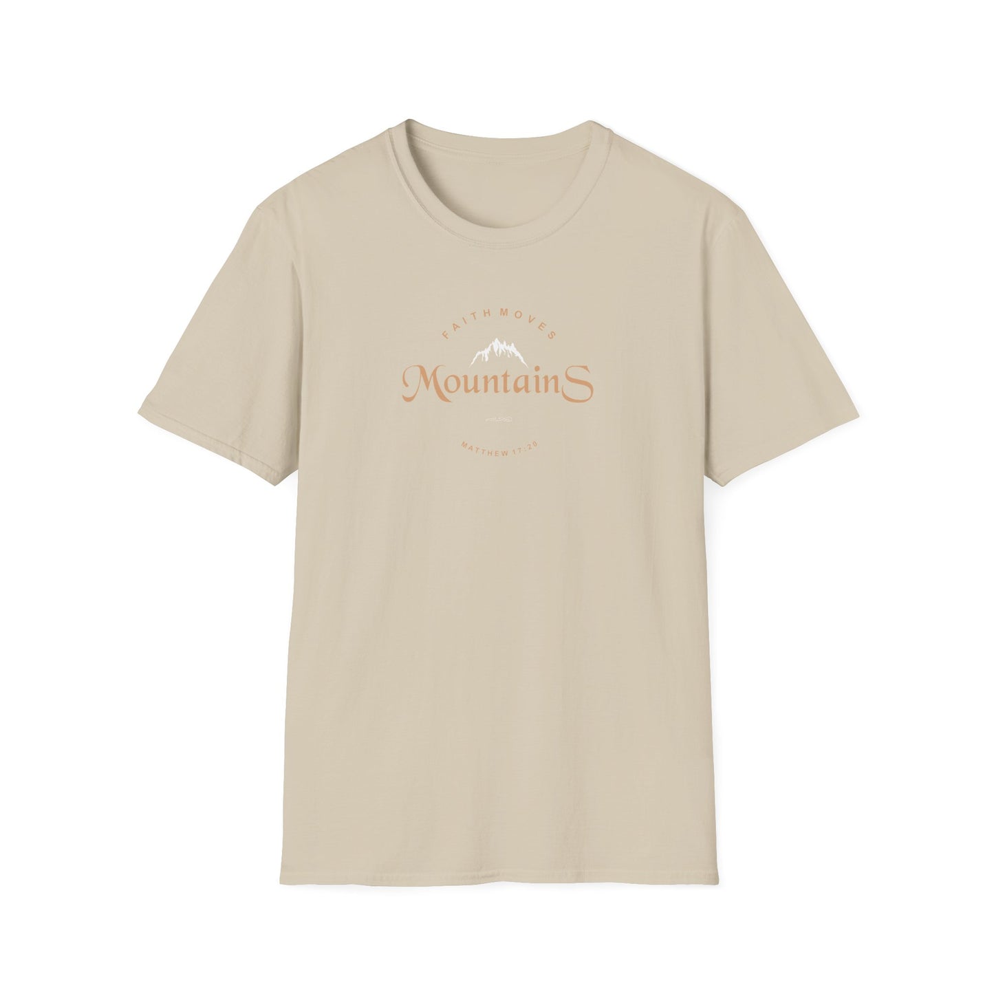 Faith Moves Mountains Unisex Softstyle T-Shirt