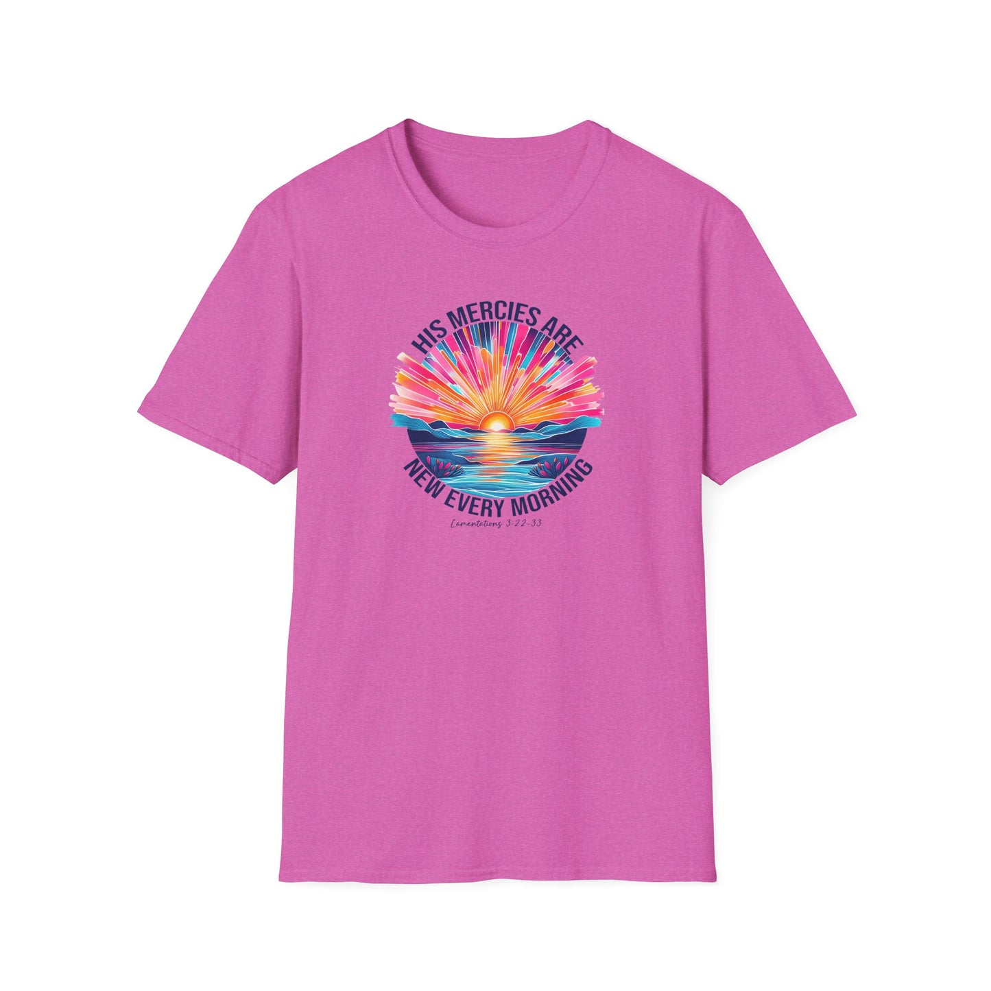 "His Mercies Are New" Unisex Softstyle T-Shirt