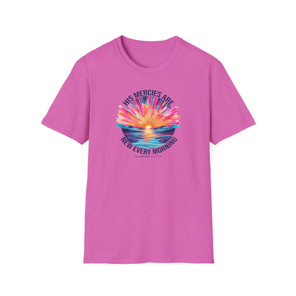 "His Mercies Are New" Unisex Softstyle T-Shirt