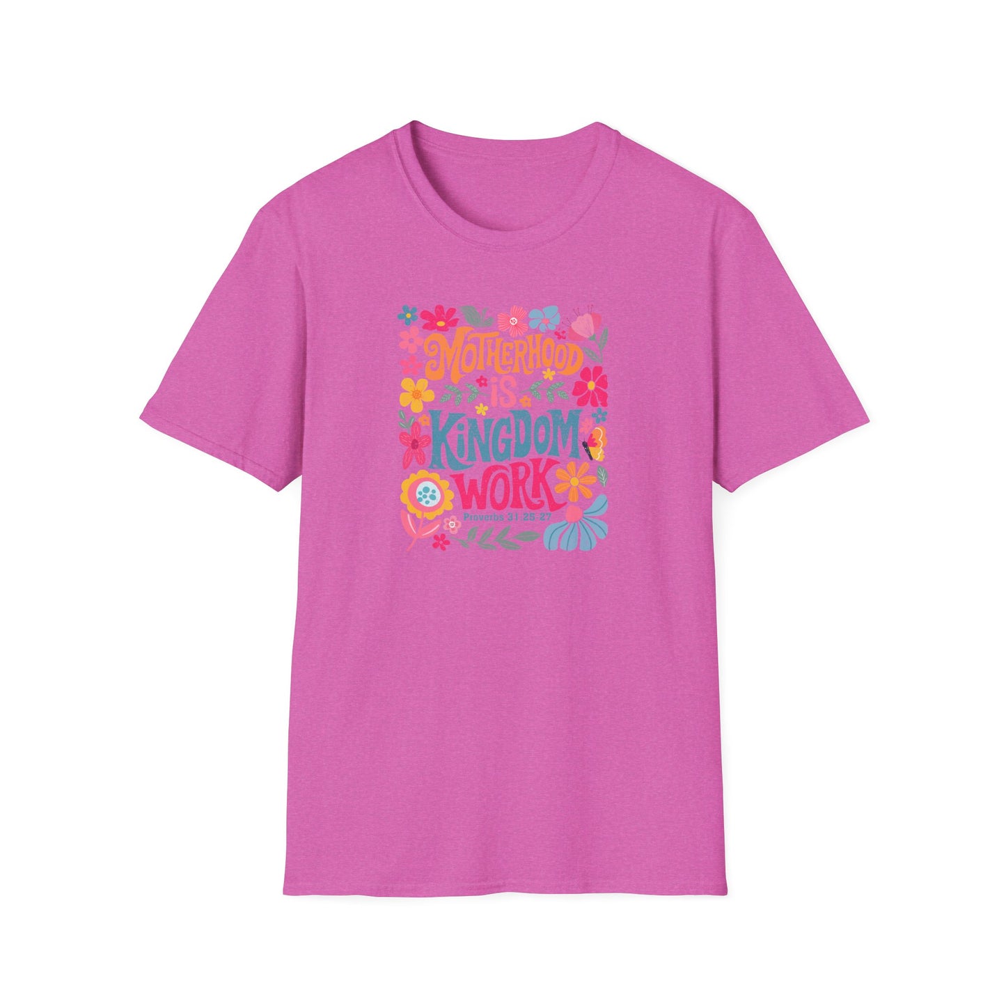 Motherhood is Kingdom Work Softstyle T-Shirt