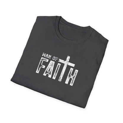 "Man of Faith" Retro Unisex Softstyle T-Shirt