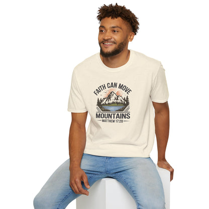 "Faith Can Move Mountains" D-1 Unisex Softstyle T-Shirt