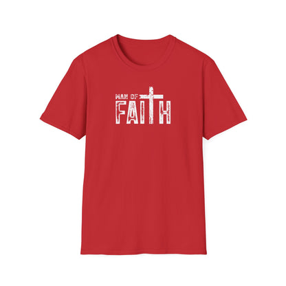 "Man of Faith" Retro Unisex Softstyle T-Shirt