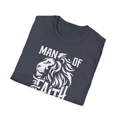 Man of Faith Front Unisex Softstyle T-Shirt