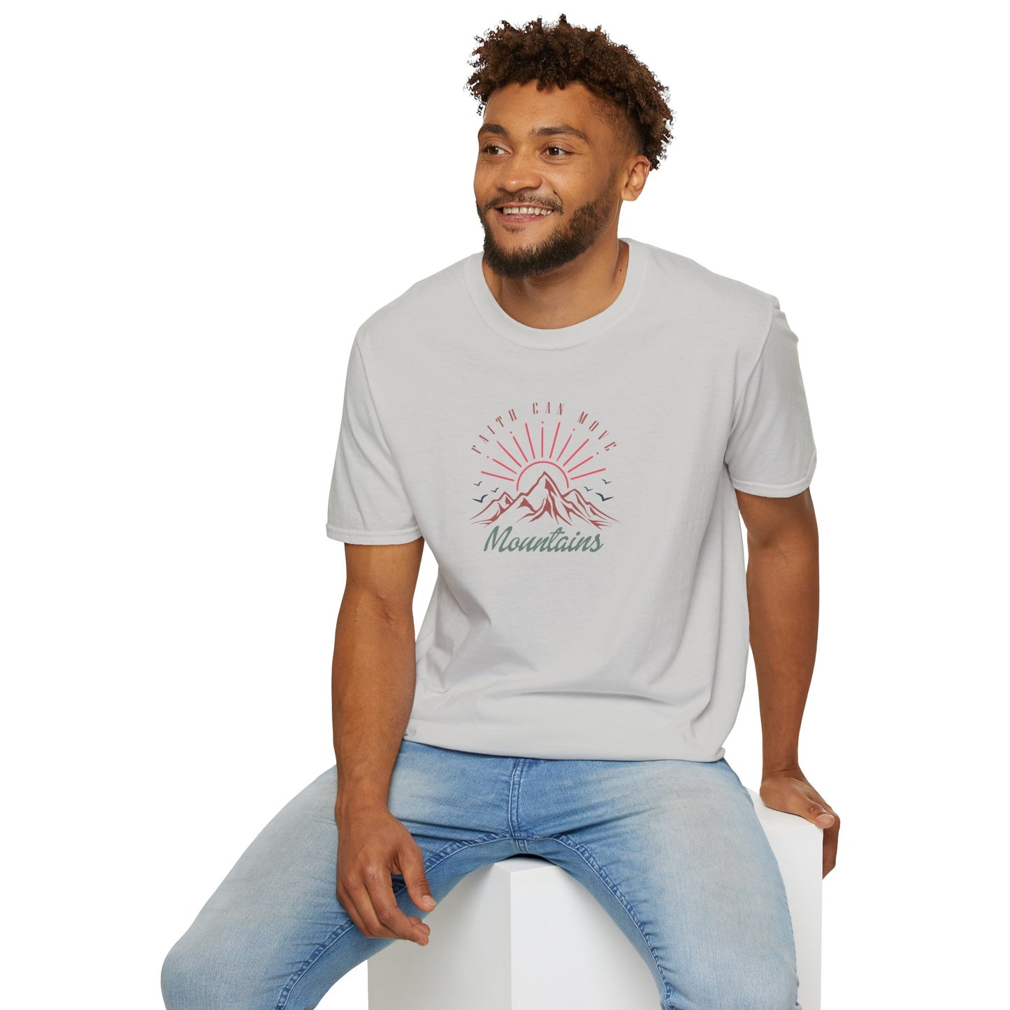 Faith Can Move Mountains D-3 Unisex Softstyle T-Shirt
