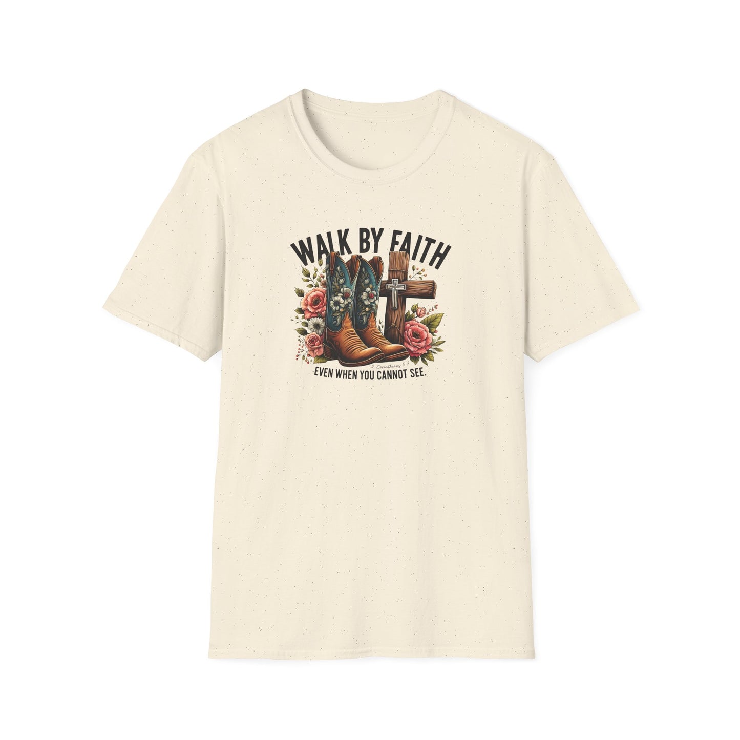 "Walk by Faith" Graphic T-Shirt for Faith-Loving Souls