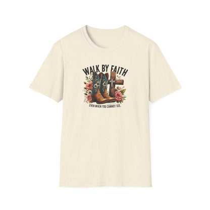 "Walk by Faith" Graphic T-Shirt for Faith-Loving Souls