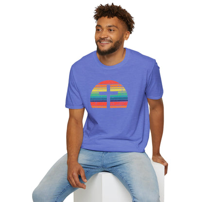 Retro Cross Unisex Softstyle T-Shirt
