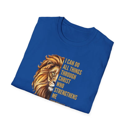 "I Can Do All Things Through Christ" - Unisex Softstyle T-Shirt