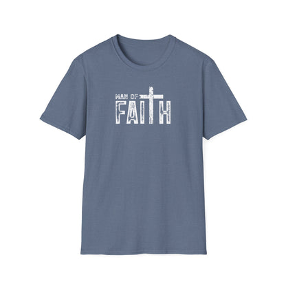 "Man of Faith" Retro Unisex Softstyle T-Shirt