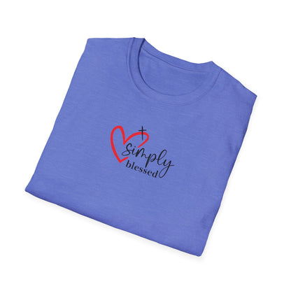 "Simply Blessed" Unisex Softstyle T-Shirt