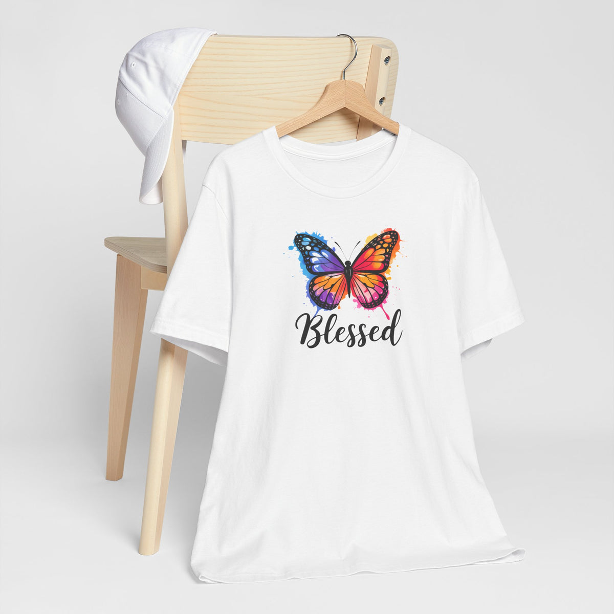 Color Splat Butterfly Unisex Softstyle T-Shirt
