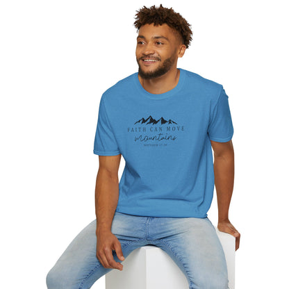 Faith Can Move Mountains D-2 Unisex Softstyle T-Shirt