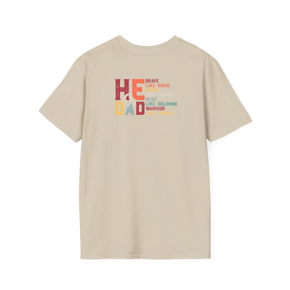 "He is Dad" Unisex Softstyle T-Shirt