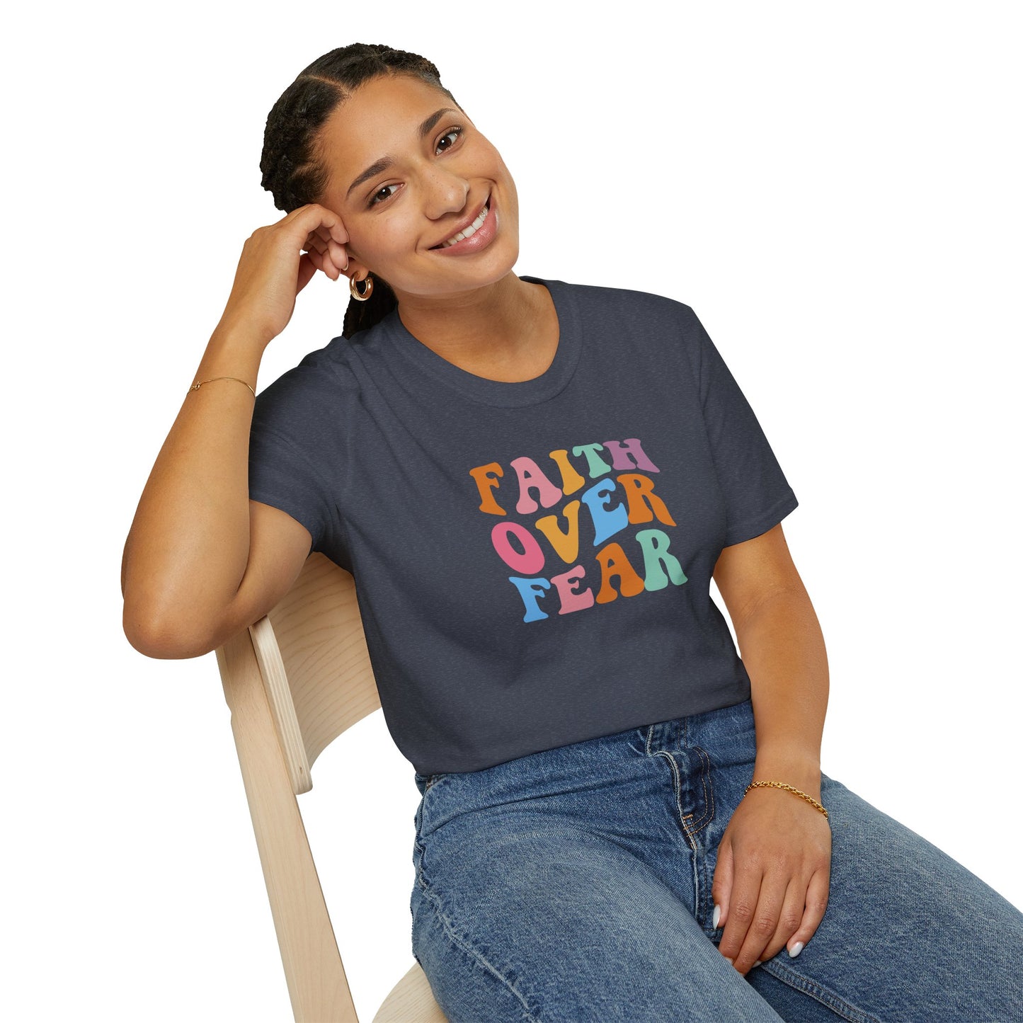 "Faith Over Fear" Unisex Softstyle T-Shirt