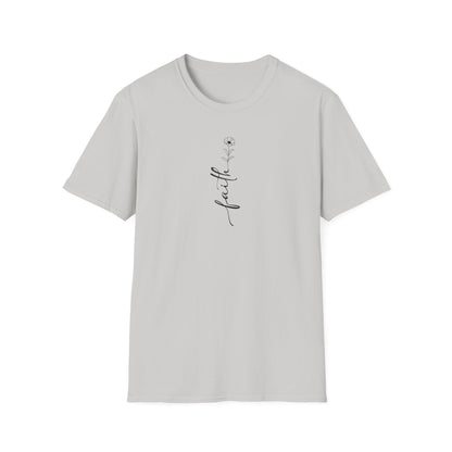 Faith Flower Unisex Softstyle T-Shirt