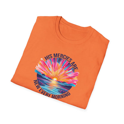 "His Mercies Are New" Unisex Softstyle T-Shirt