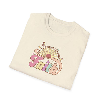 "Saved by Grace Through Faith" Unisex Softstyle T-Shirt
