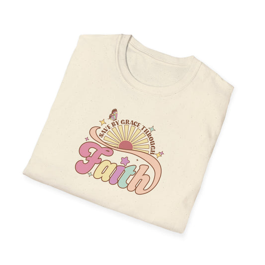"Saved by Grace Through Faith" Unisex Softstyle T-Shirt