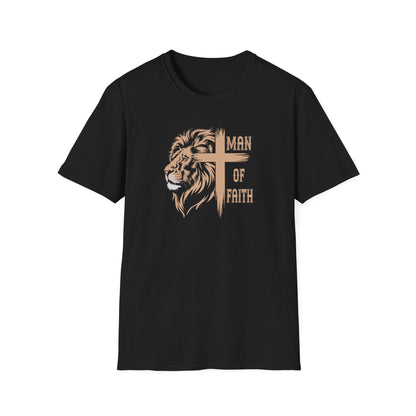 "Man of Faith" Front Print Unisex Softstyle T-Shirt