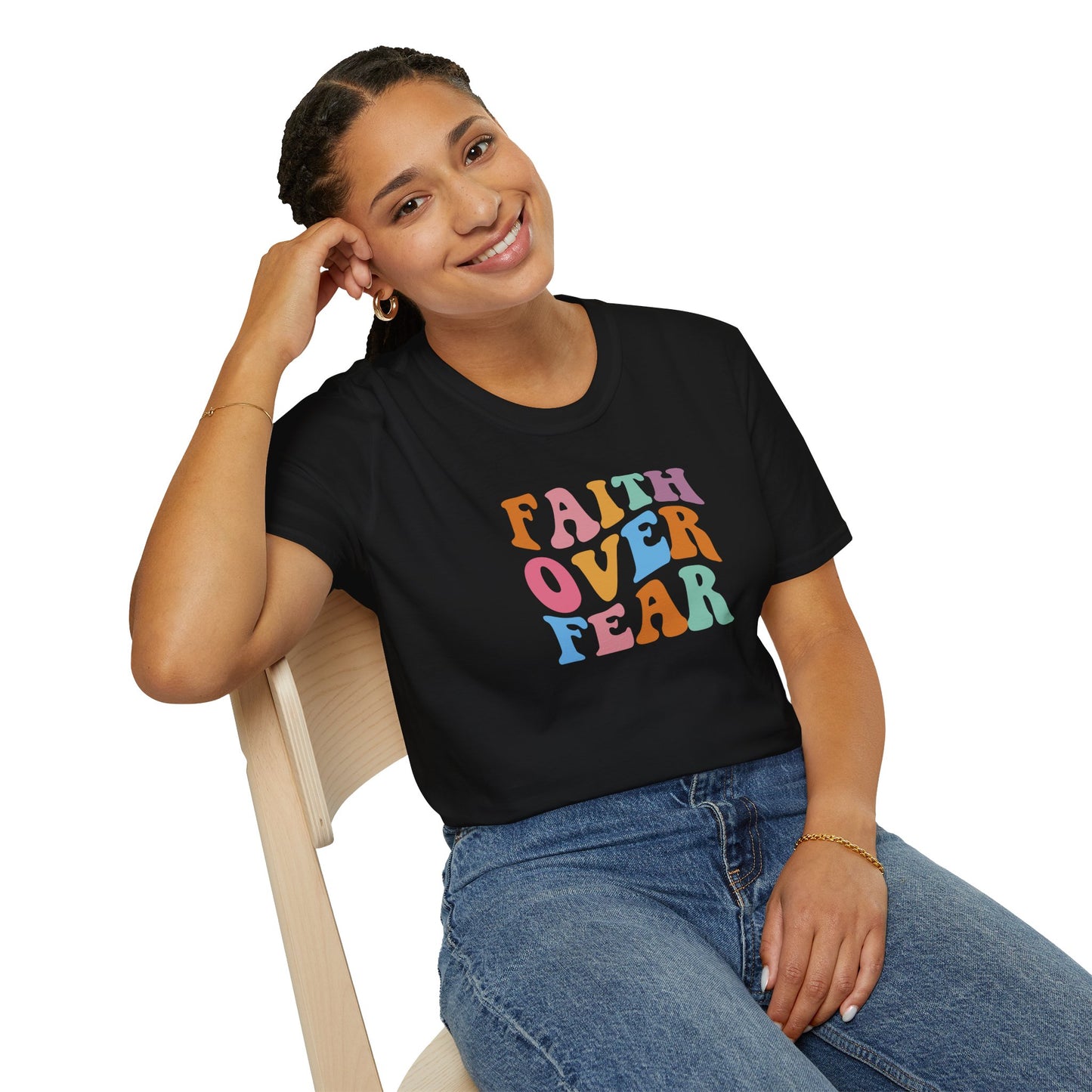 "Faith Over Fear" Unisex Softstyle T-Shirt