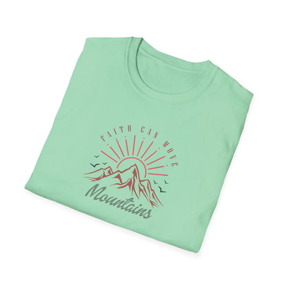 Faith Can Move Mountains D-3 Unisex Softstyle T-Shirt