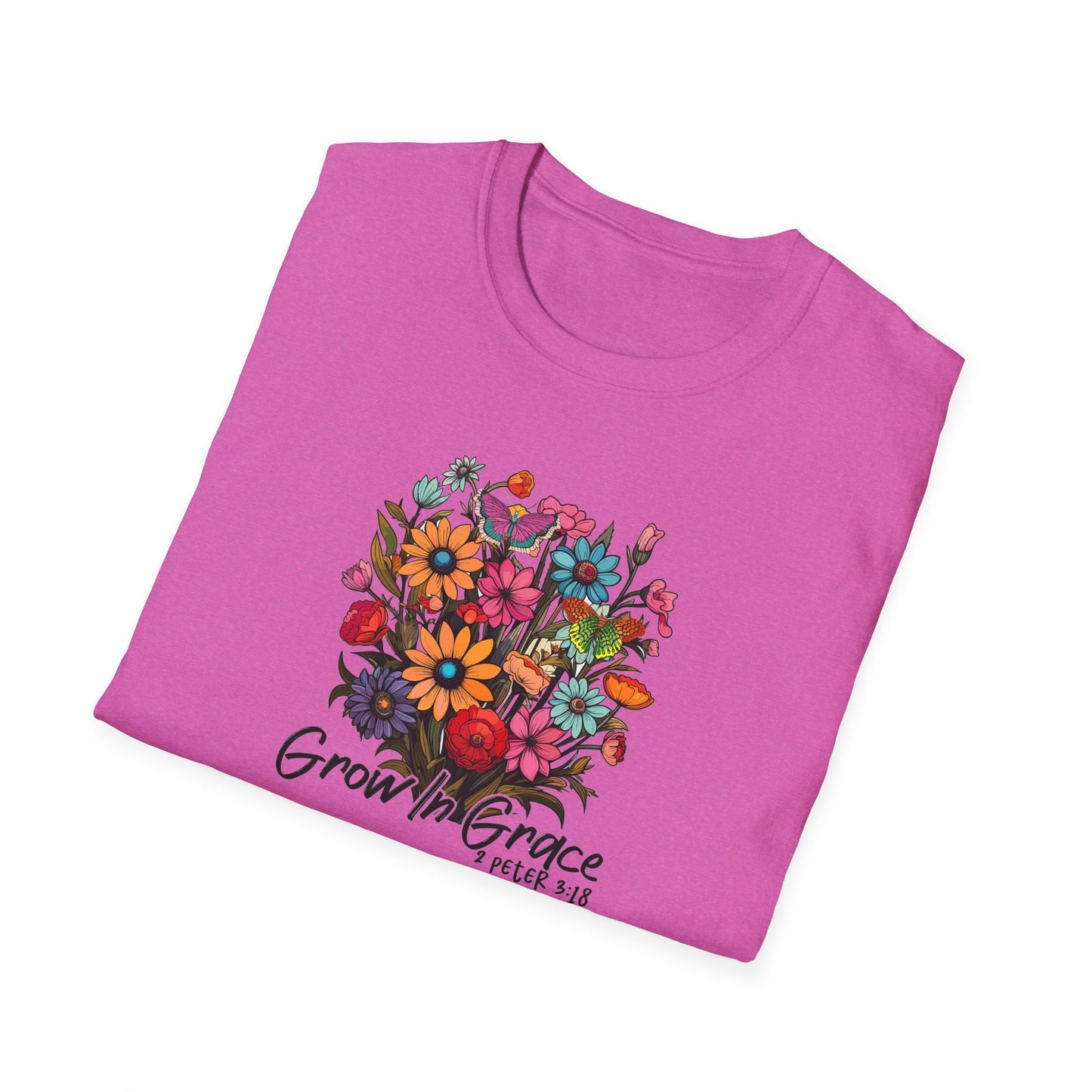 "Grow in Grace" - Unisex Softstyle T-Shirt