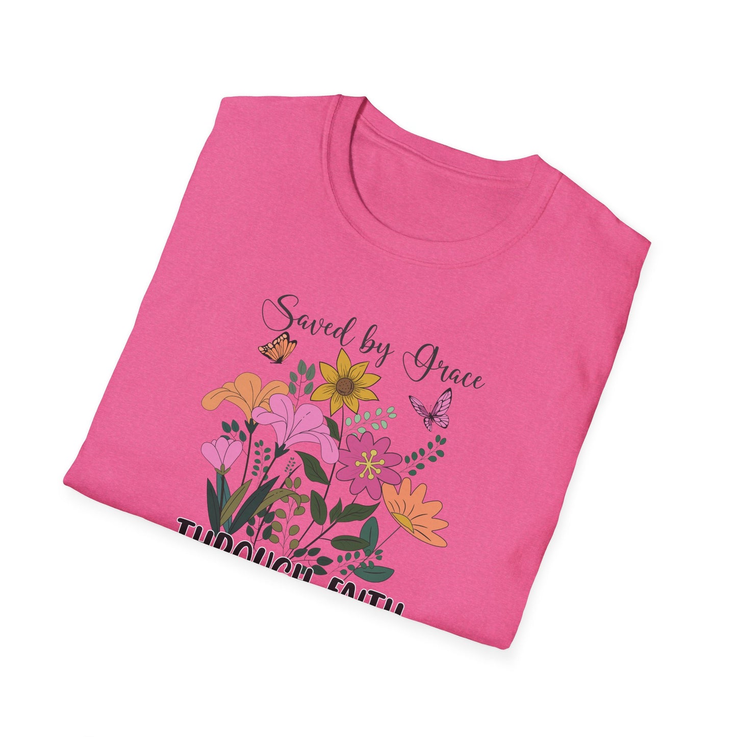 "Saved By Grace" Unisex Softstyle T-Shirt