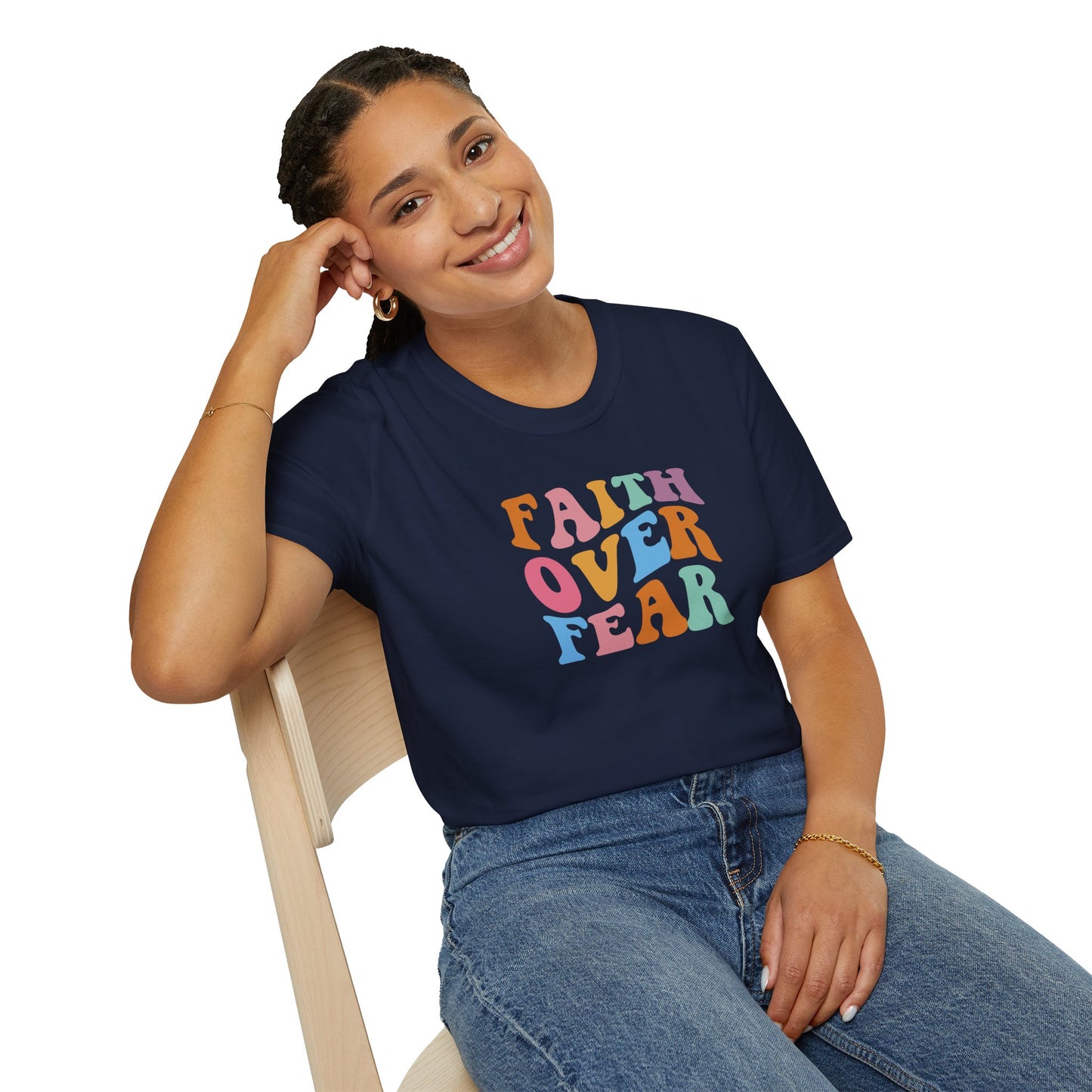 "Faith Over Fear" Unisex Softstyle T-Shirt
