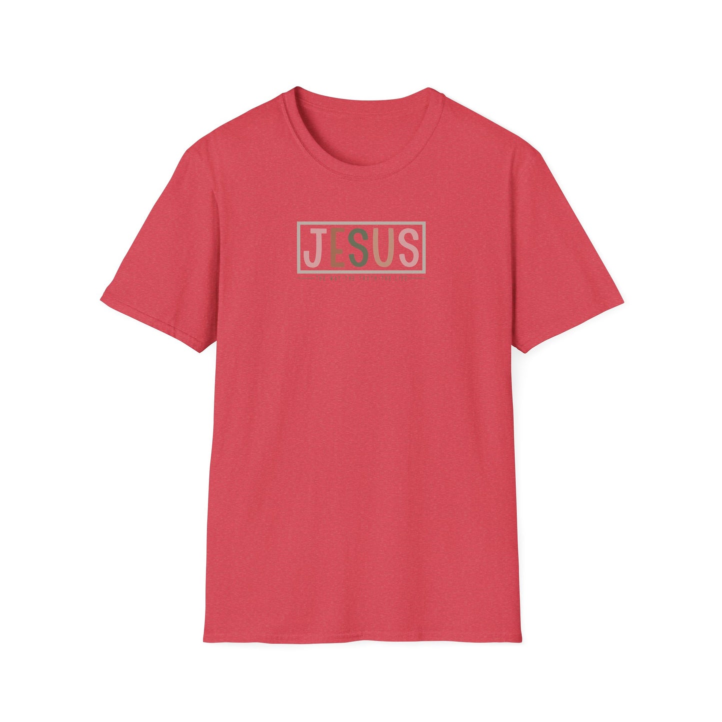 "Jesus - The Way The Truth The Life" Unisex Softstyle T-Shirt