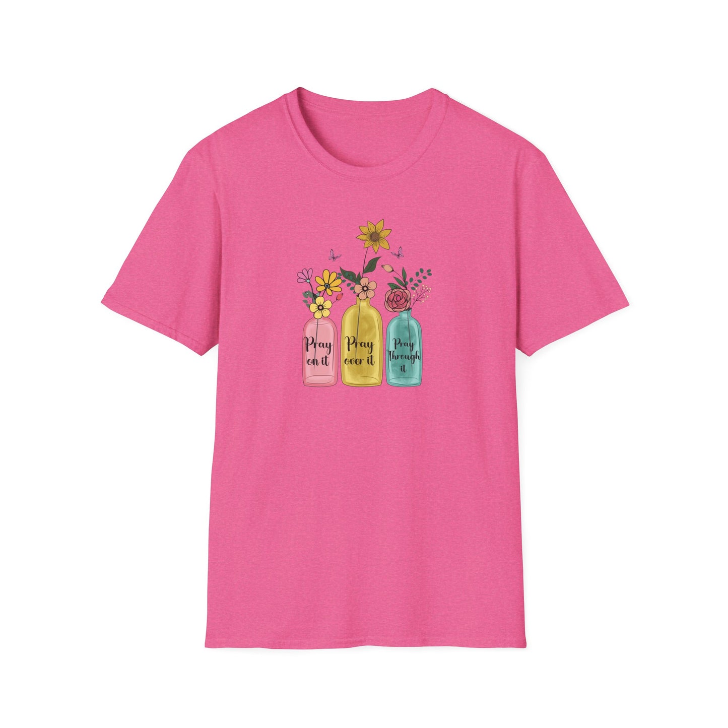 Jars of Flowers Unisex Softstyle T-Shirt