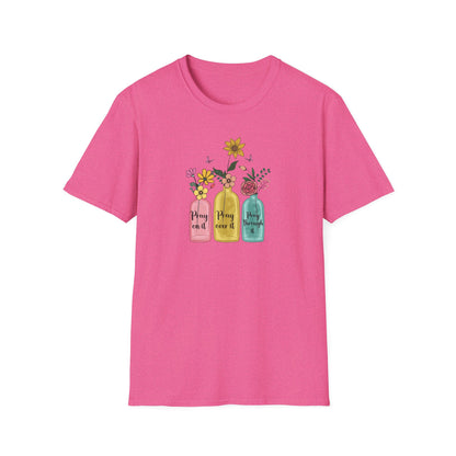 Jars of Flowers Unisex Softstyle T-Shirt