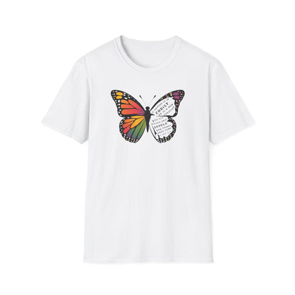 Butterfly - Black Font T-Shirt