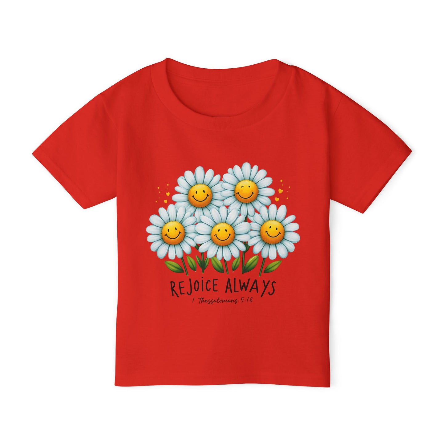 "Rejoice Always" - Heavy Cotton™ Toddler T-shirt