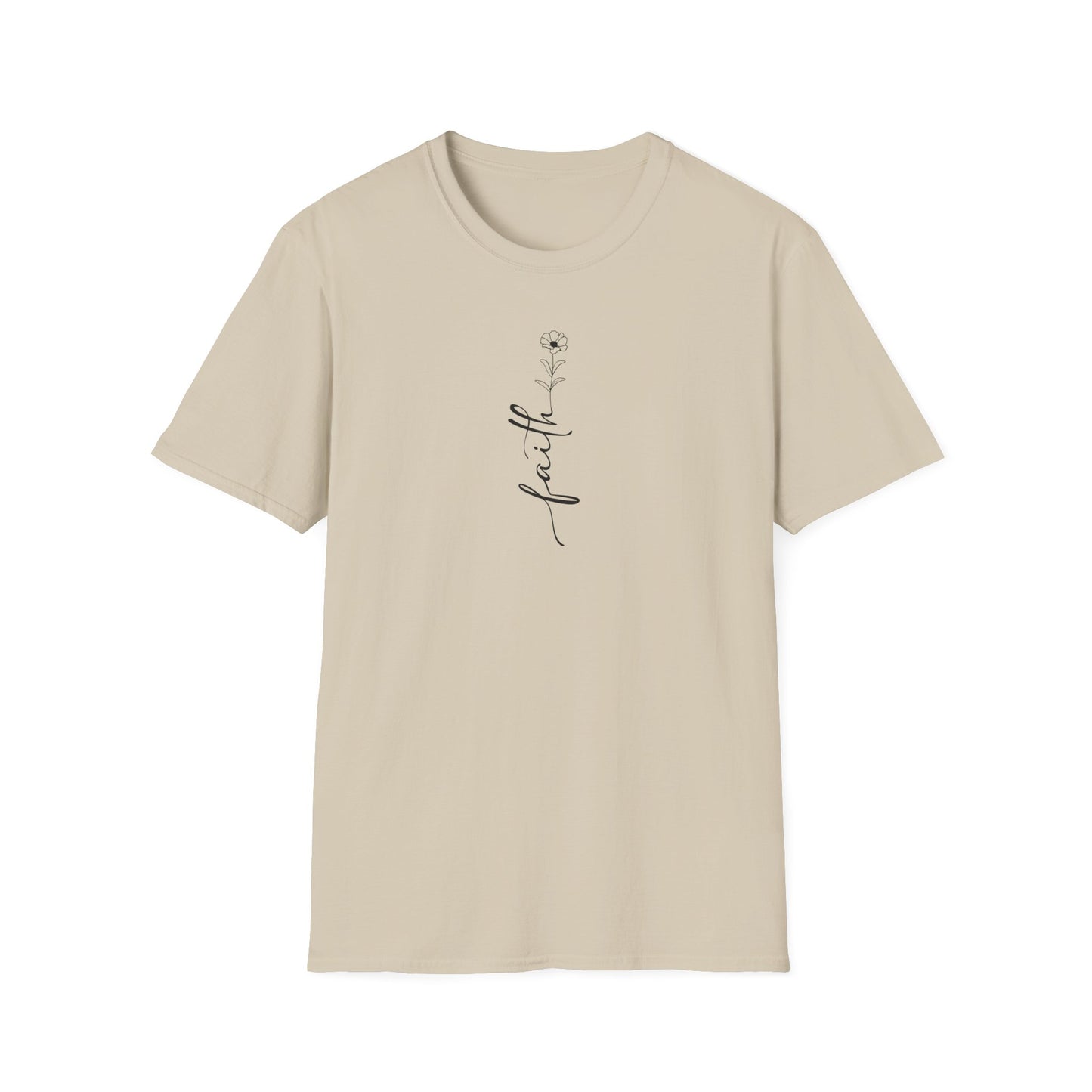 Faith Flower Unisex Softstyle T-Shirt