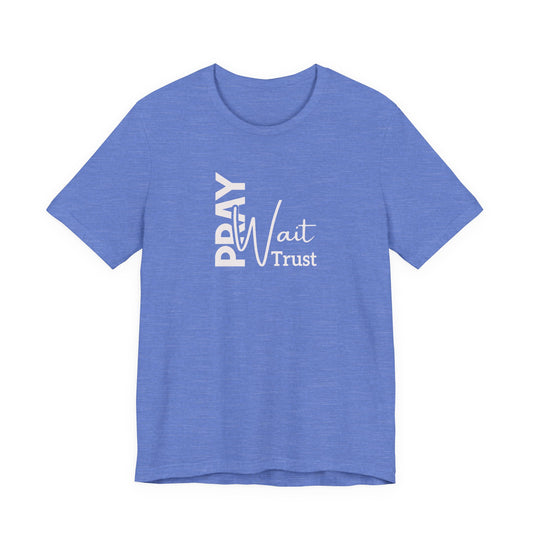 "Pray Wait Trust" Unisex Softstyle T-Shirt