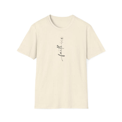 Faith Flower Unisex Softstyle T-Shirt