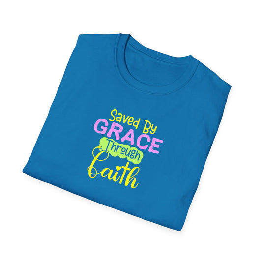 "Saved by Grace Through Faith" Unisex Softstyle T-Shirt