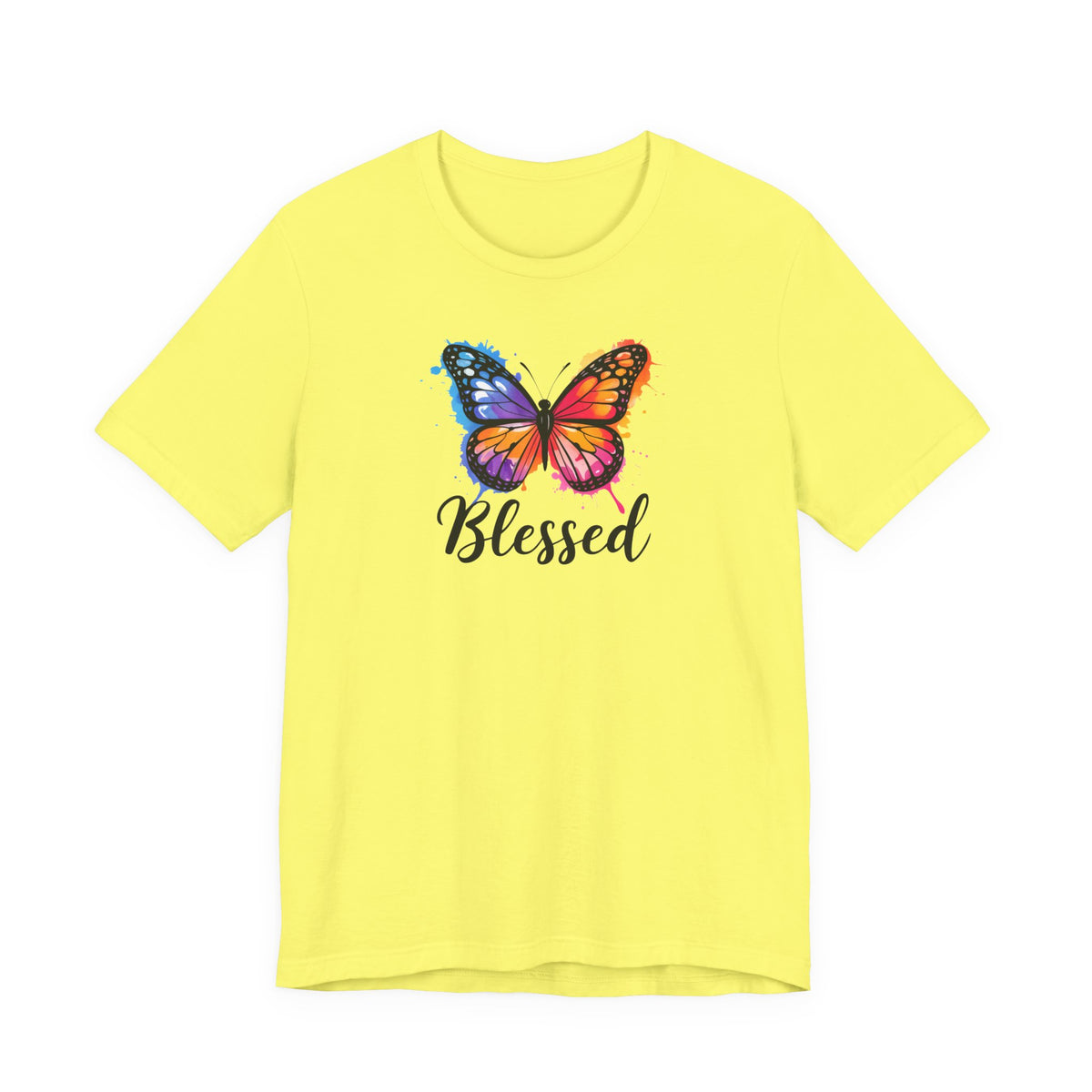 Color Splat Butterfly Unisex Softstyle T-Shirt