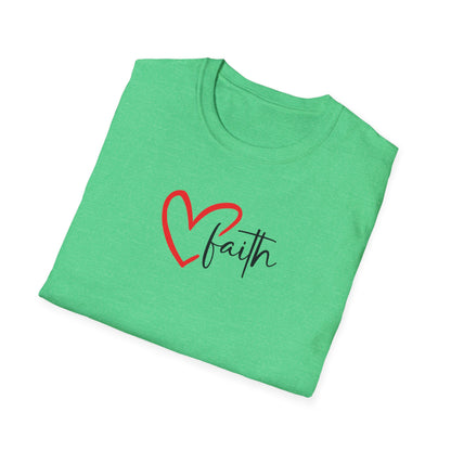 Faith Heart - Unisex Softstyle T-Shirt