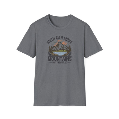 "Faith Can Move Mountains" D-1 Unisex Softstyle T-Shirt