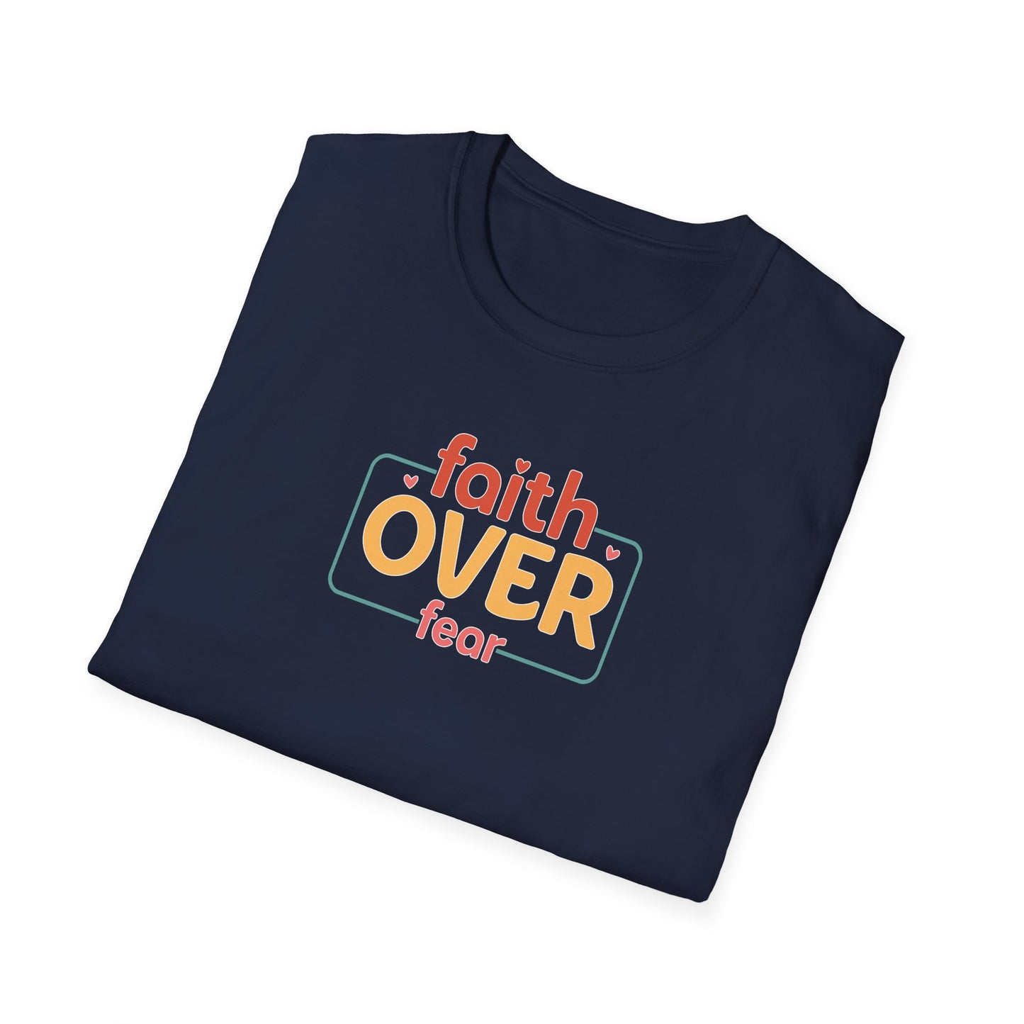 Faith Over Fear 2 Unisex Softstyle T-Shirt