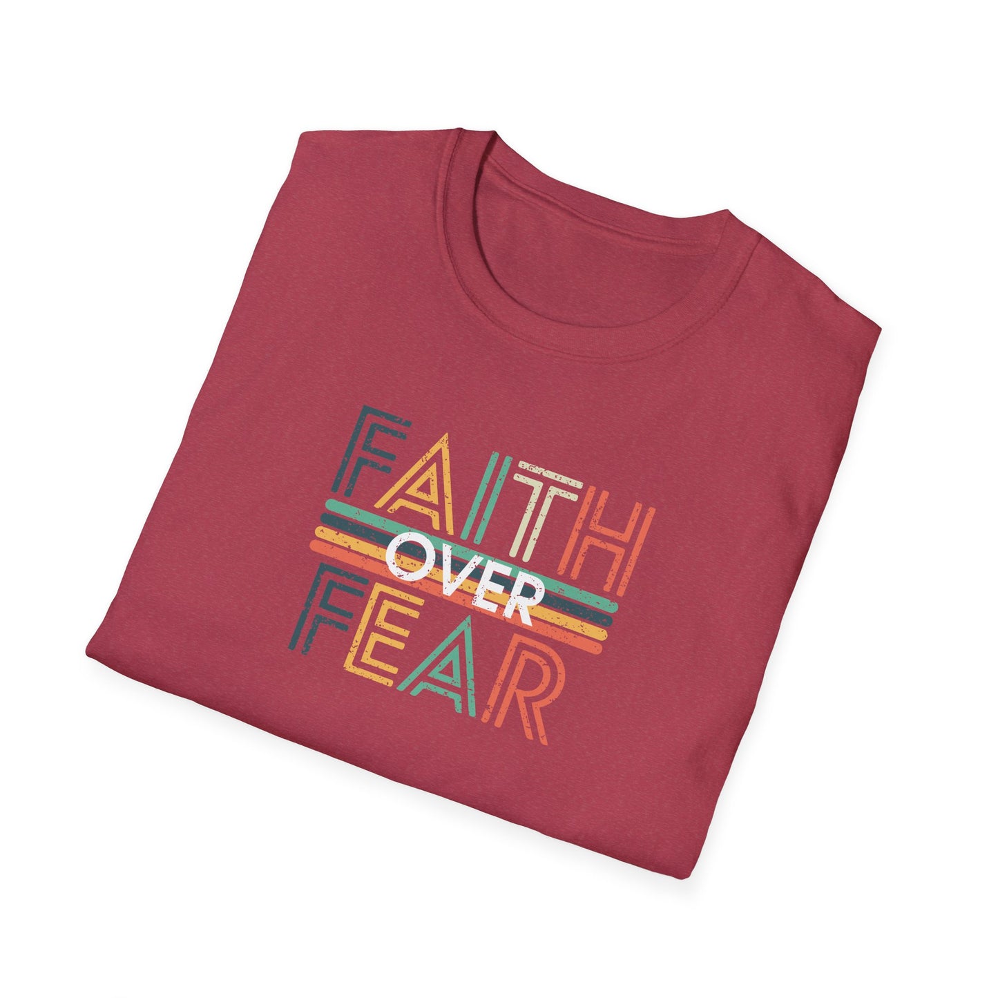 Faith Over Fear Unisex Softstyle T-Shirt