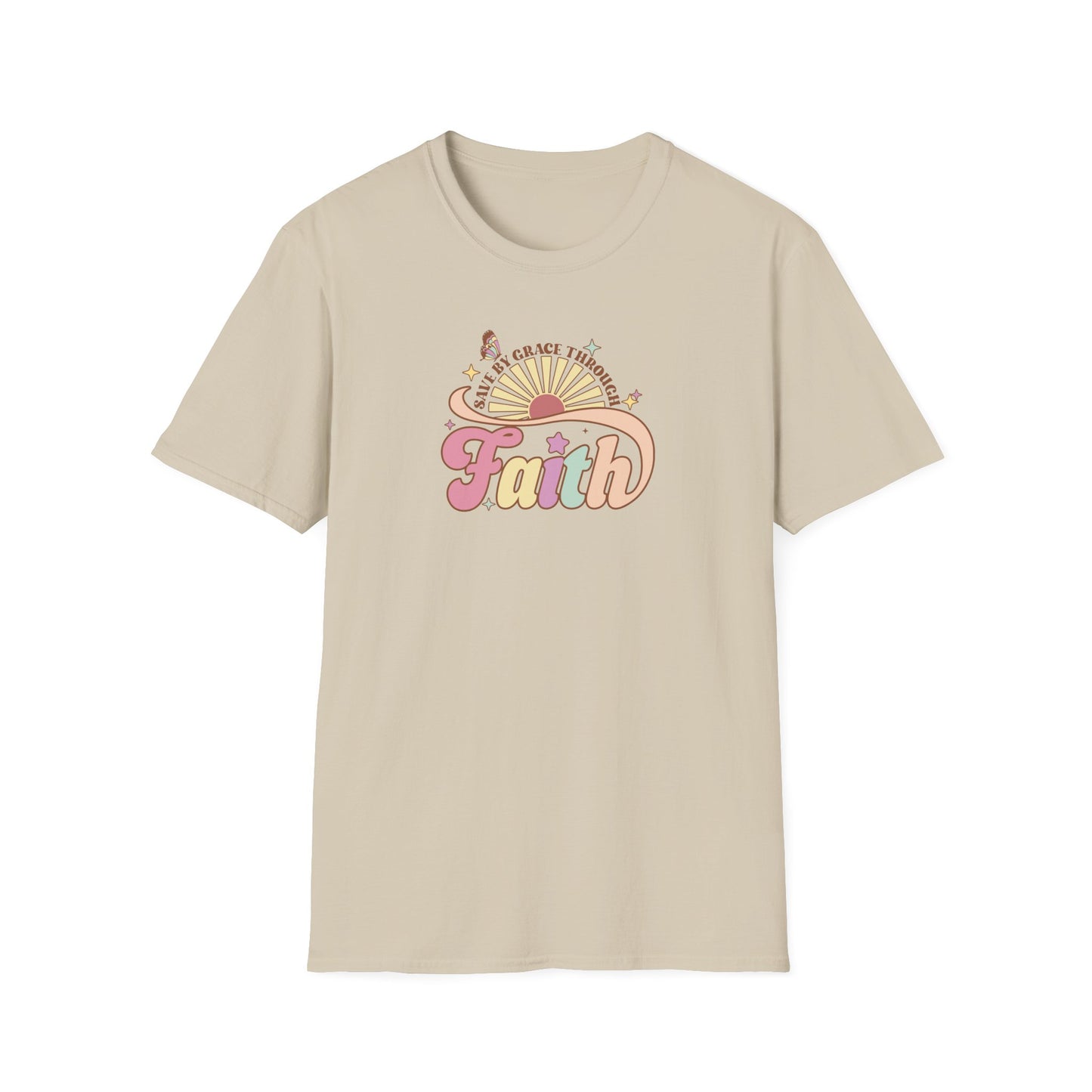 "Saved by Grace Through Faith" Unisex Softstyle T-Shirt
