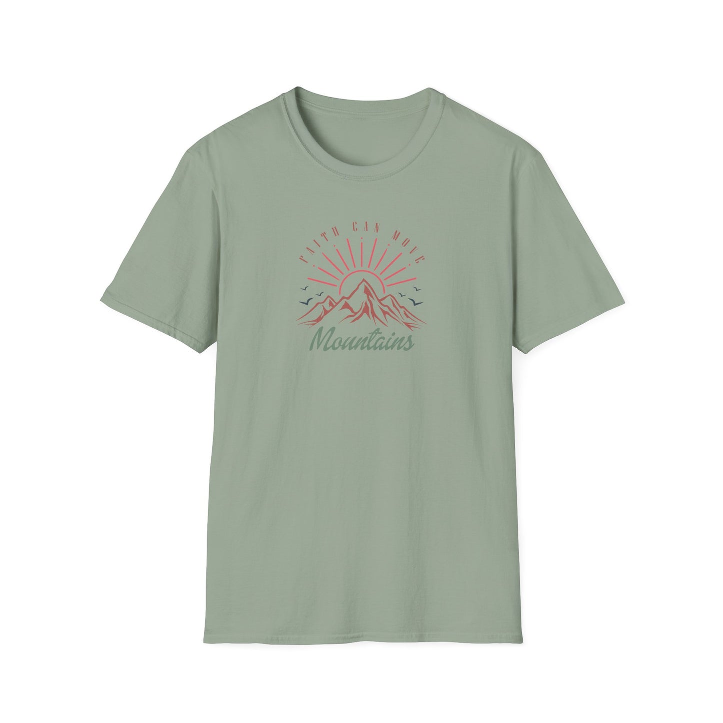 Faith Can Move Mountains D-3 Unisex Softstyle T-Shirt