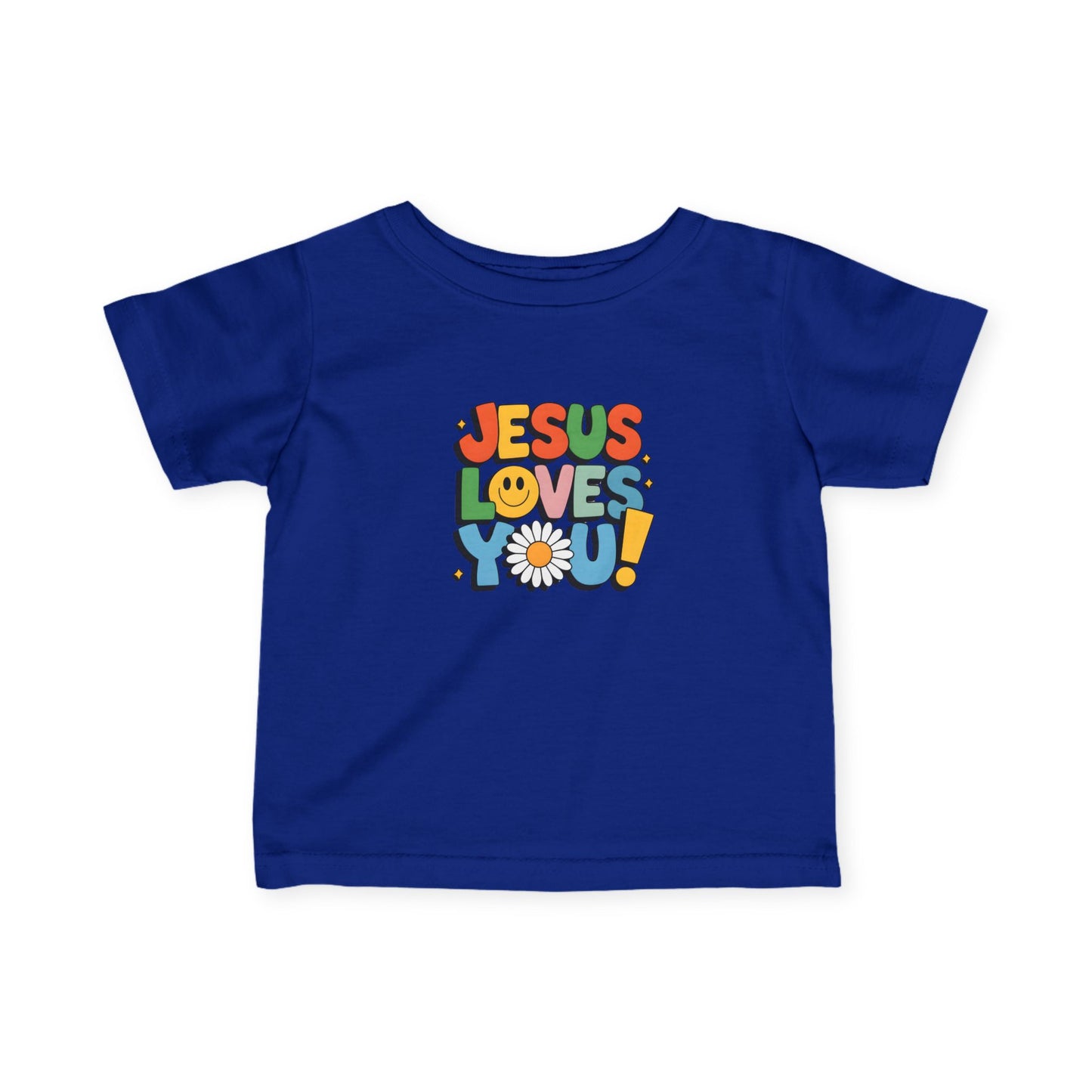 "Jesus Loves You" - Infant Fine Jersey Tee